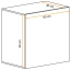 Hängeschrank Fardalen 11, Farbe: Grau - Abmessungen: 60 x 60 x 30 cm (H x B x T), mit Push-to-open Funktion
